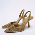 Lady High Heel Muller Schuhe Sandale